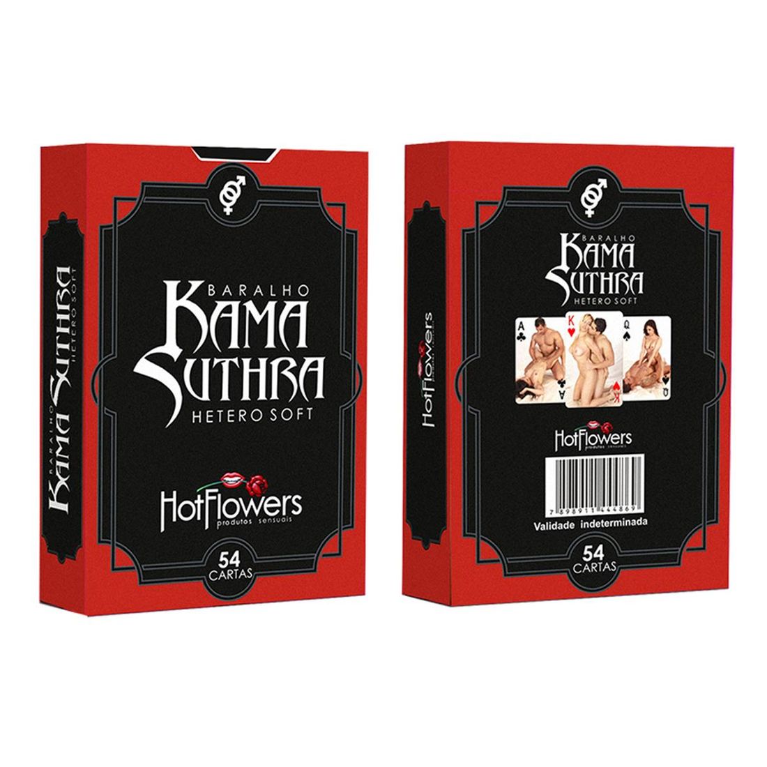 Baralho Kama Sutra 54 Cards Hot Flowers